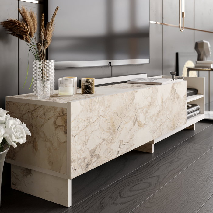Hanah Home Parion Soporte de TV Blanco